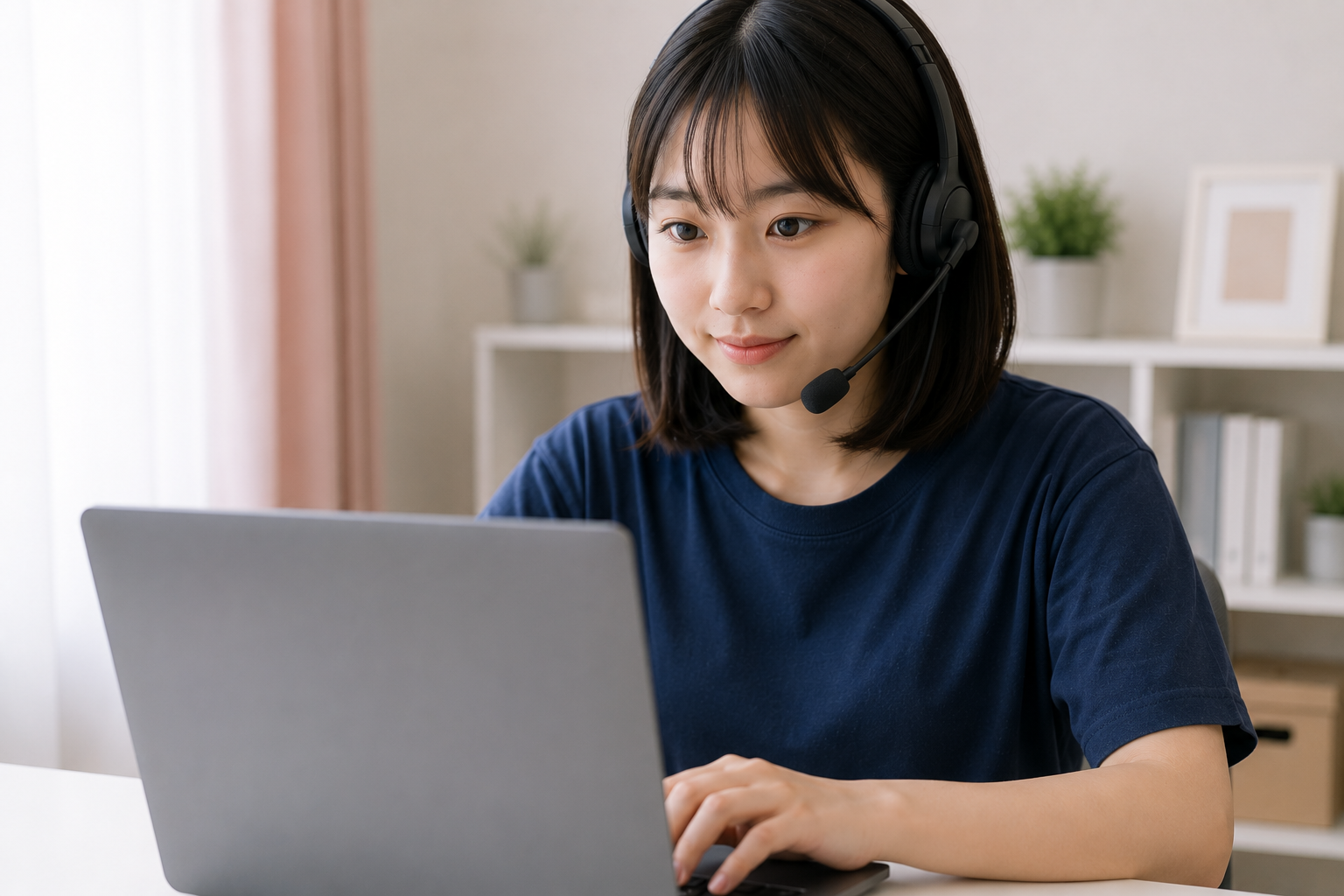 パソコンでプログラミングを学ぶ受講者の様子